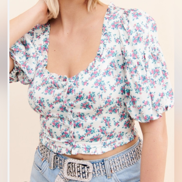 For Love And Lemons Cropped Top. - Picture 1 of 6